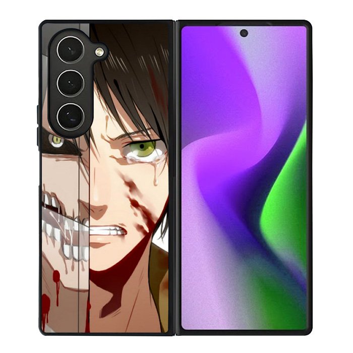 attack on titan eren Samsung Galaxy Z Fold 6 5G 2024 Case OV0660