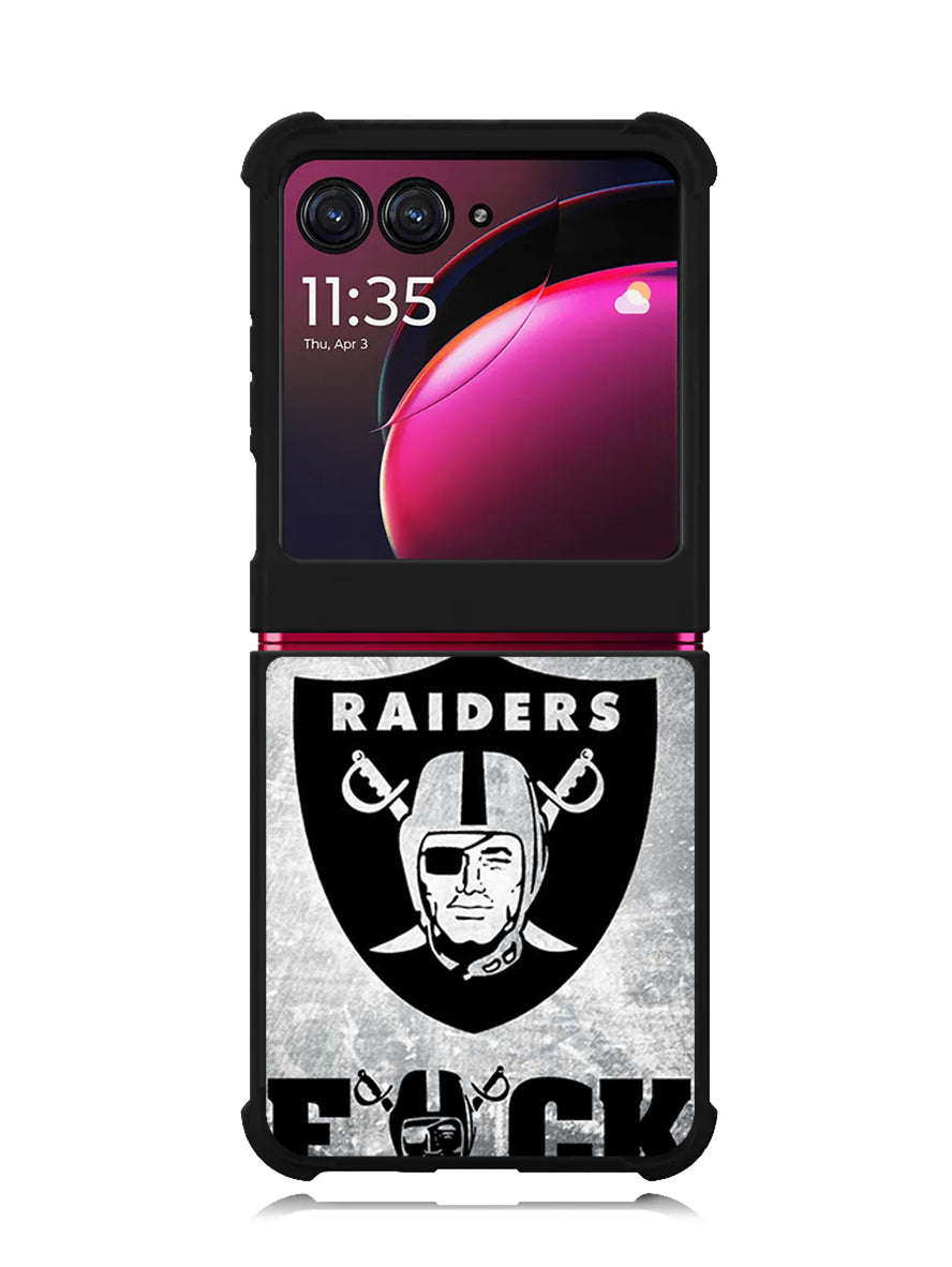 oakland raiders logo 8th Motorola Moto Razr Plus 2023 , Moto Razr+ 2023 Case