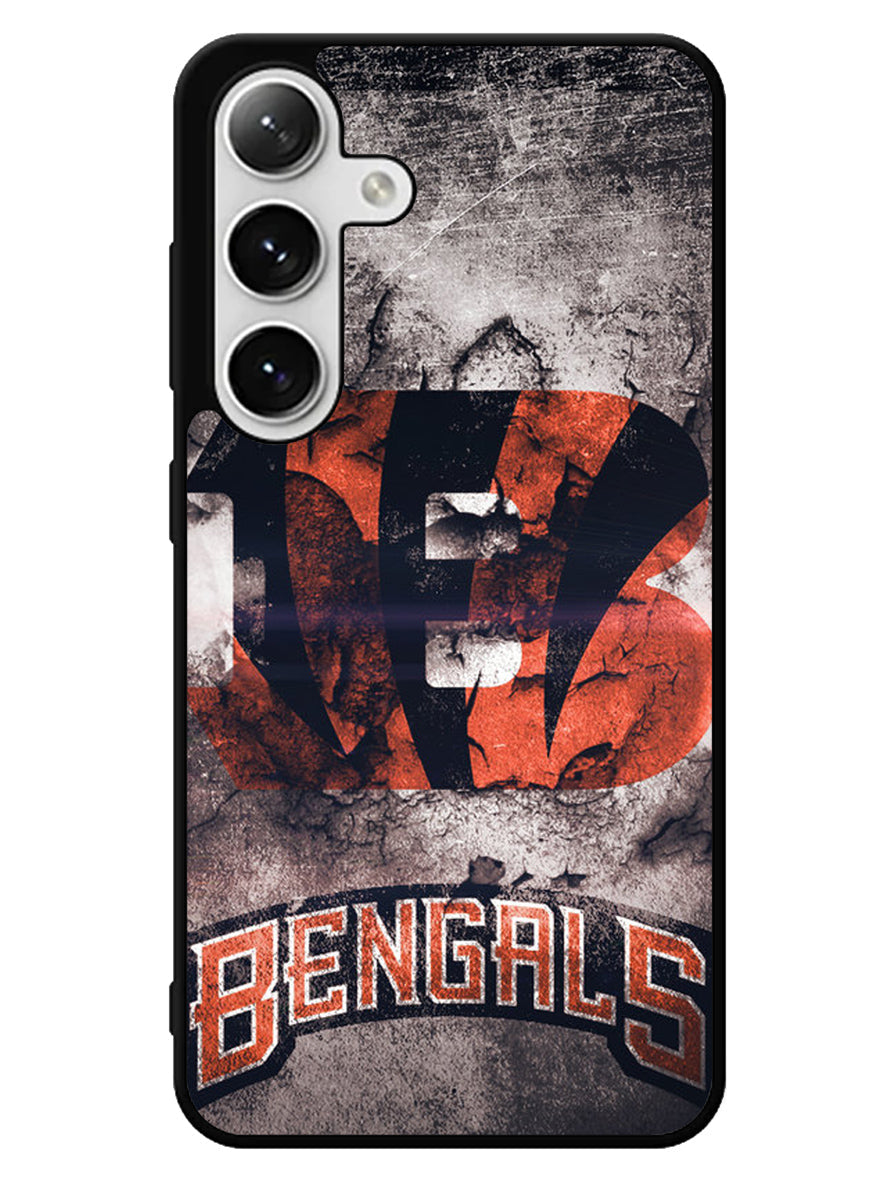 Cincinnati Bengals Logo Samsung Galaxy S25 5G Case
