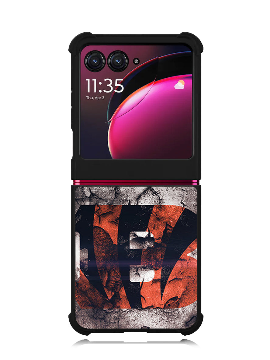 Cincinnati Bengals Logo Motorola Moto Razr Plus 2023 , Moto Razr+ 2023 Case