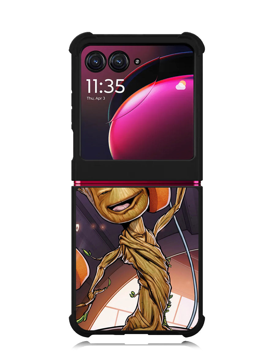 guardian of galaxy baby groot Motorola Moto Razr Plus 2023 , Moto Razr+ 2023 Case OV0675