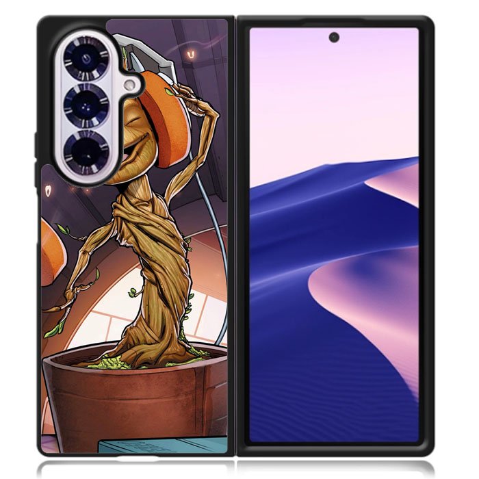 guardian of galaxy baby groot Samsung Galaxy Z Fold 7 Case OV0675