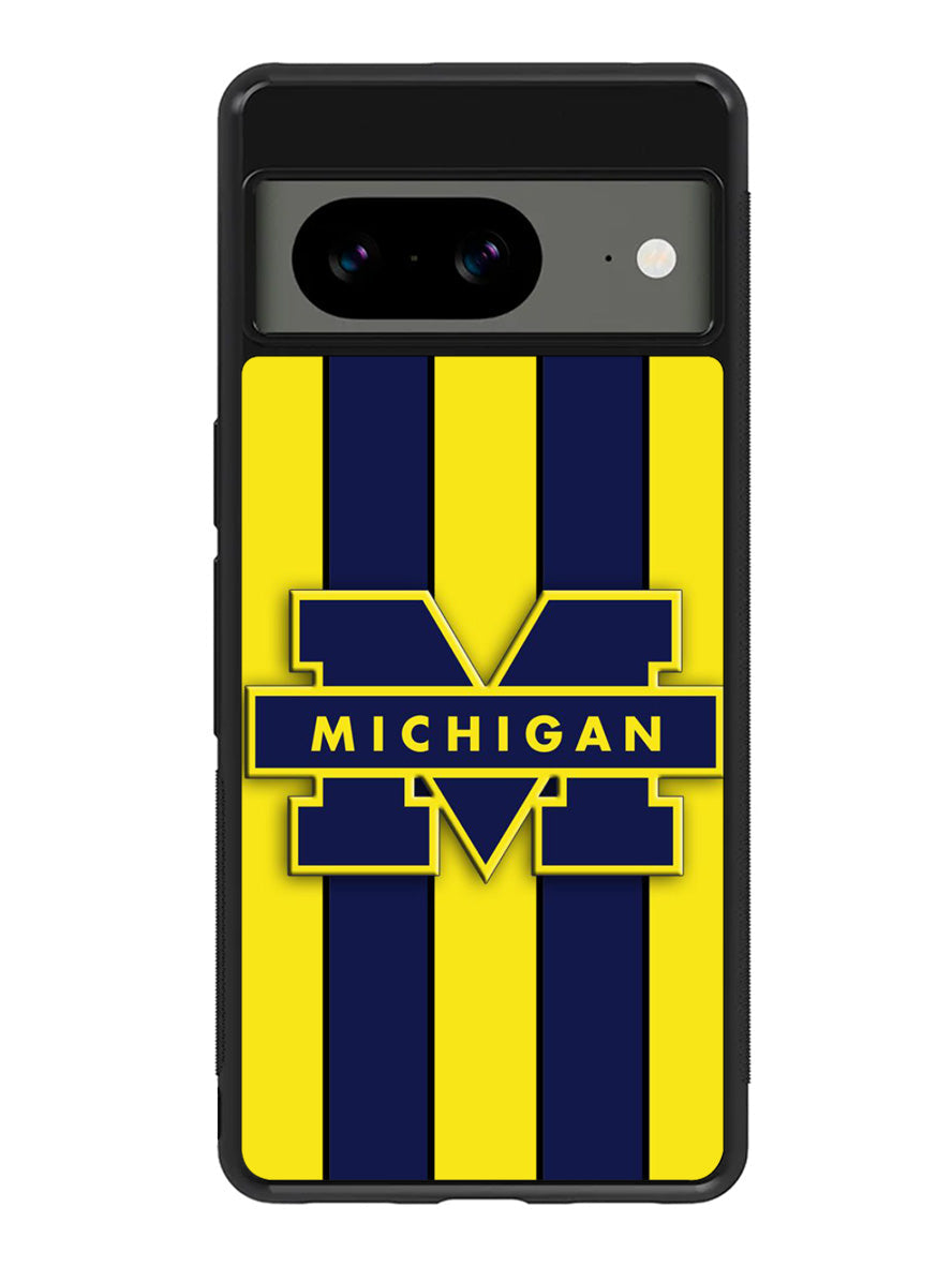 michigan wolverines logo Google Pixel 8A Case QC3309