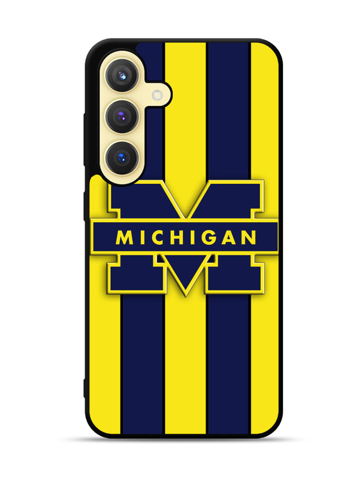 michigan wolverines logo Samsung Galaxy S25 5G Case OV3309