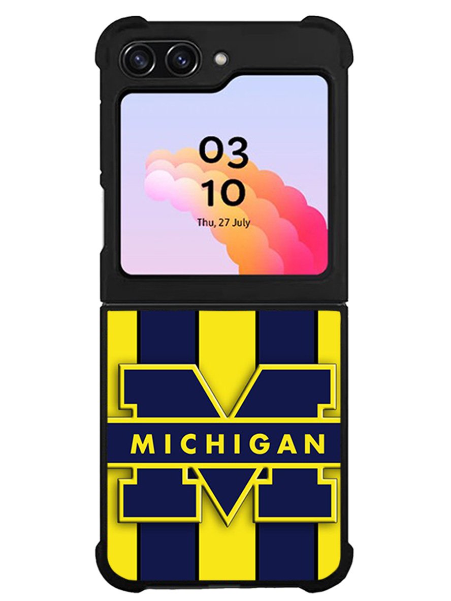 michigan wolverines logo Samsung Galaxy Z Flip 5 5G 2023 Case OV3309