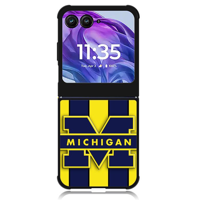 michigan wolverines logo Motorola Moto Razr Plus 2024 , Moto Razr+ 2024 Case OV3309