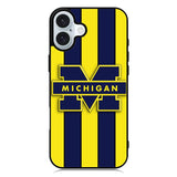 michigan wolverines logo iPhone 16 Case QC3309