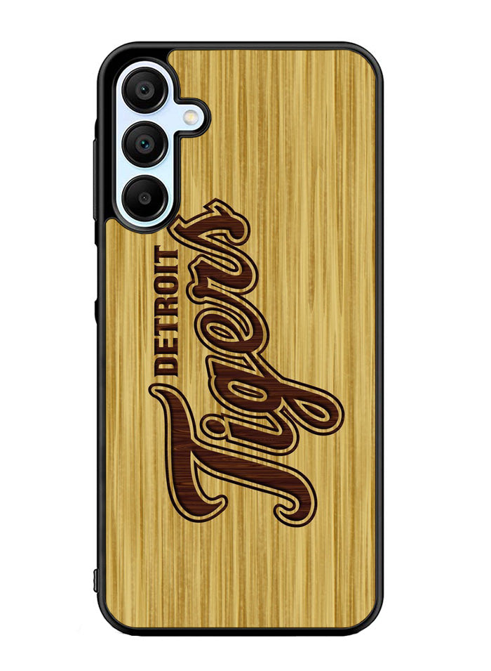 detroit tigers logo wood Samsung Galaxy A15 5G Case OV4689