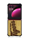 detroit tigers logo wood Motorola Moto Razr Plus 2023 , Moto Razr+ 2023 Case OV4689