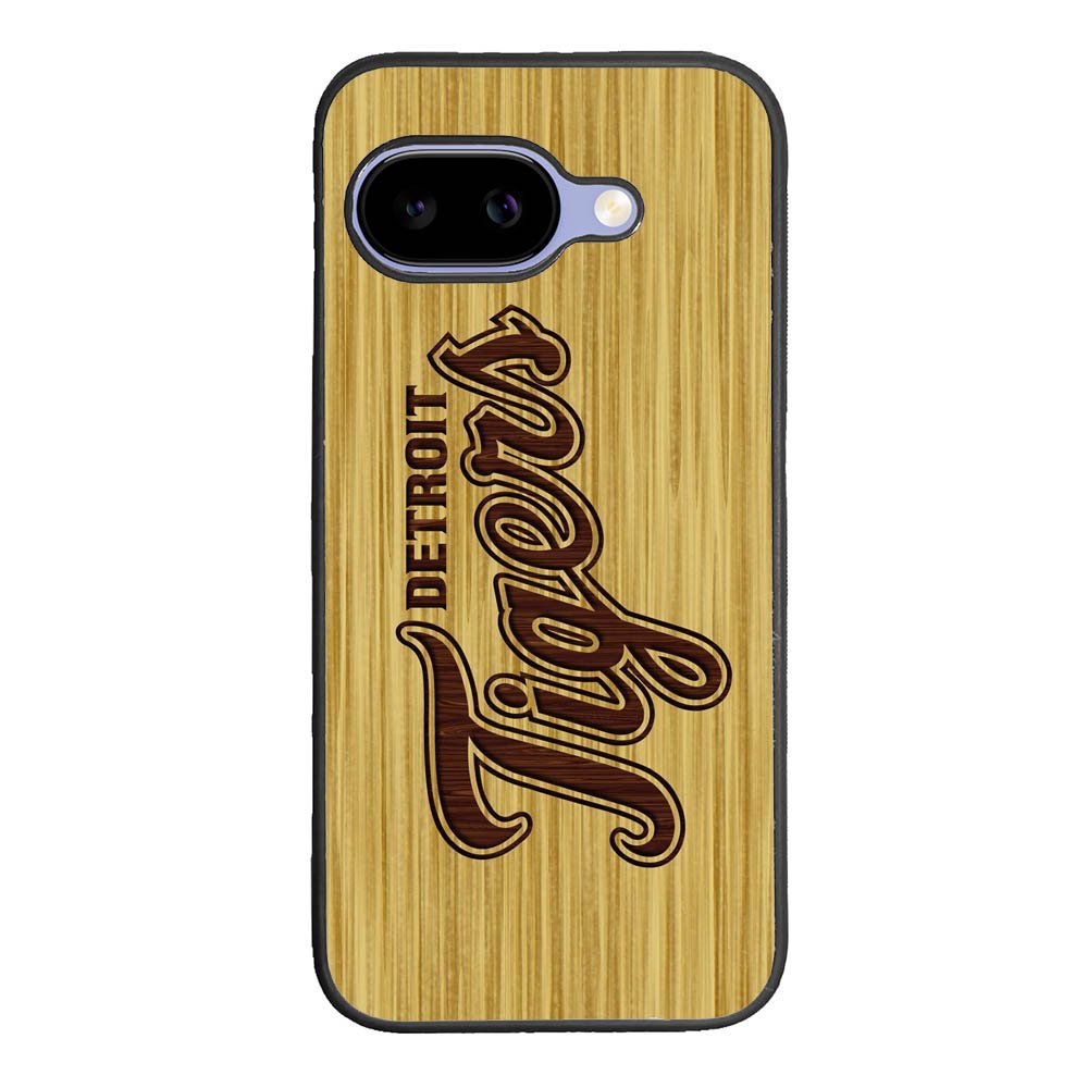 detroit tigers logo wood Google Pixel 10A Case OV4689
