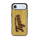detroit tigers logo wood iPhone Air Case QC4689