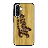 detroit tigers logo wood Samsung Galaxy A36 5G Case RC4689