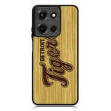 detroit tigers logo wood Motorola Moto G 5G 2025 Case OV4689