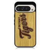 detroit tigers logo wood Google Pixel 10 Pro XL Case RC4689