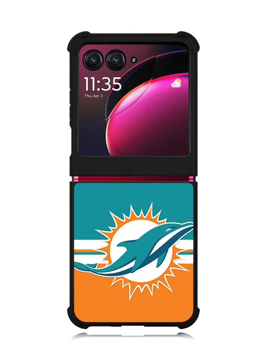 miami dolphins logo Motorola Moto Razr Plus 2023 , Moto Razr+ 2023 Case
