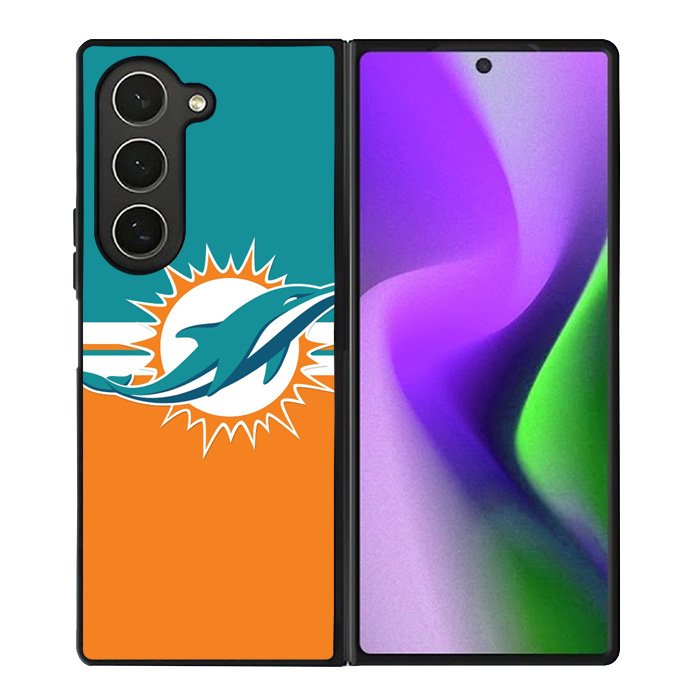 miami dolphins logo Samsung Galaxy Z Fold 6 Case