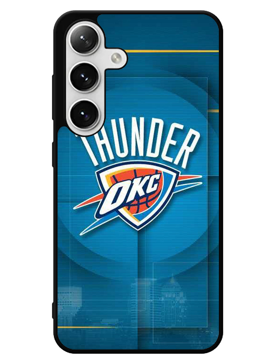 Oklahoma City Thunder Logo Samsung Galaxy S25 5G Case