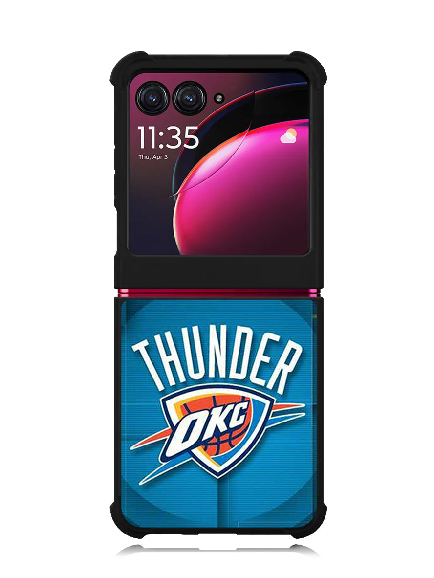 Oklahoma City Thunder Logo Motorola Moto Razr Plus 2023 , Moto Razr+ 2023 Case