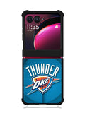 Oklahoma City Thunder Logo Motorola Moto Razr Plus 2023 , Moto Razr+ 2023 Case