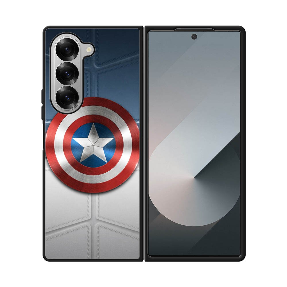 captain america shield Samsung Galaxy Z Fold 7 5G Case QC4375