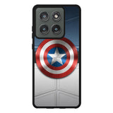 captain america shield Motorola Moto Edge 2025 Case QC4375