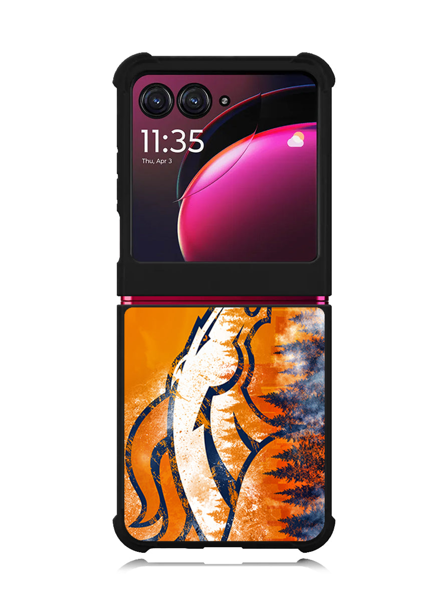 Denver Broncos 2nd Motorola Moto Razr Plus 2023 , Moto Razr+ 2023 Case
