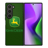 john deere logo carbo Samsung Galaxy Z Fold 6 Case