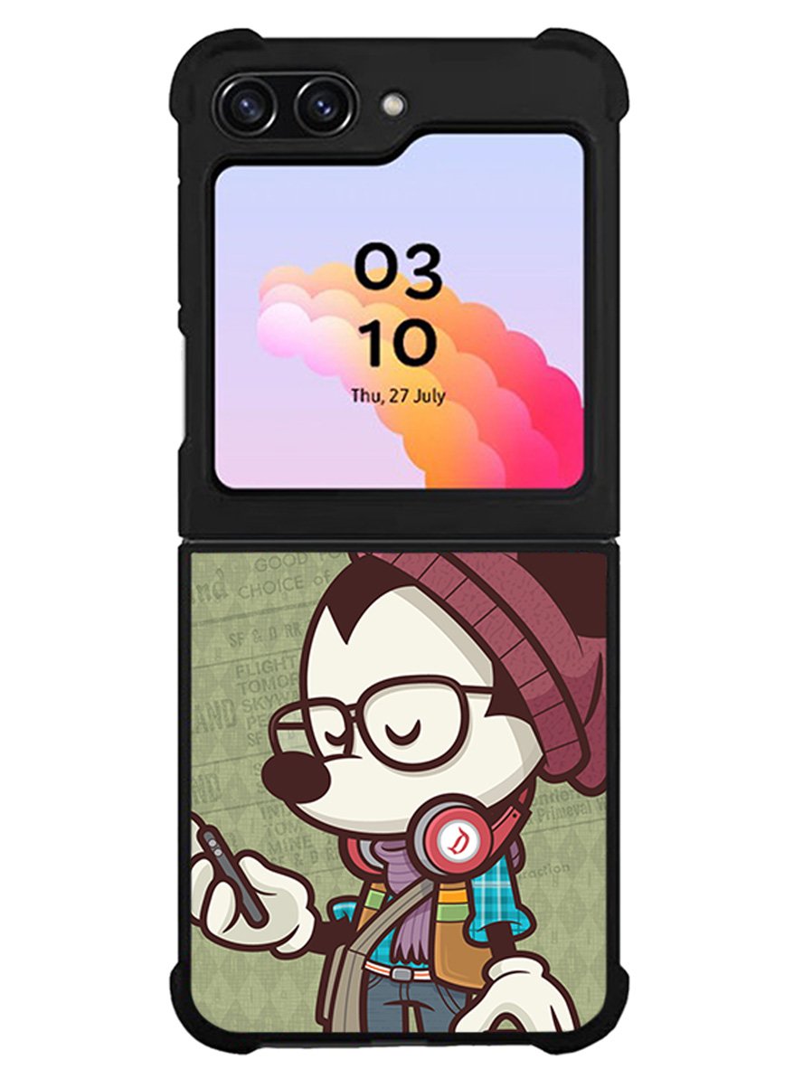 mickey mouse hipster Samsung Galaxy Z Flip 5 5G 2023 Case OV3276