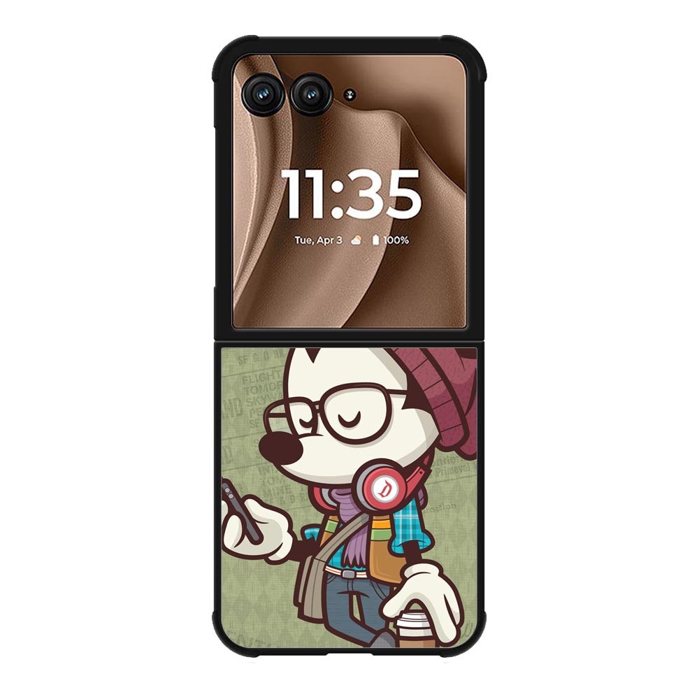 mickey mouse hipster Motorola Moto RAZR Plus 2025 Case OV3276