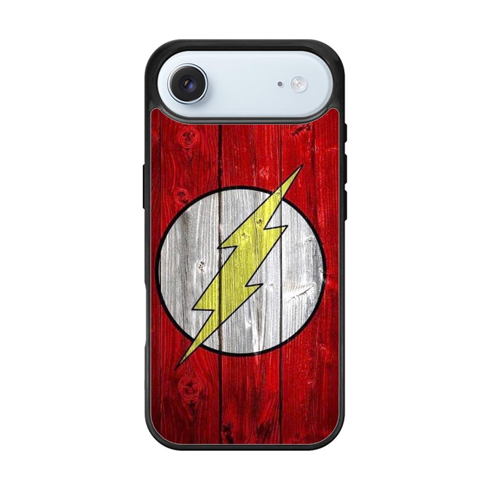 Flash SUperhero Logo on Wood iPhone Air Case OV0690