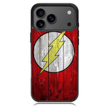 Flash SUperhero Logo on Wood Samsung Galaxy S26 Case OV0690