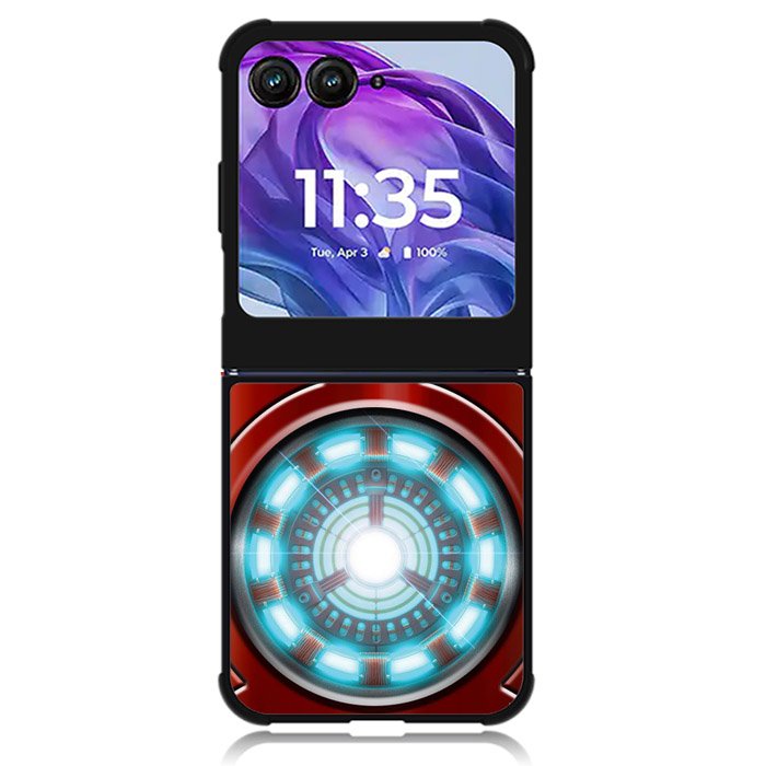 Ironman Armor Arc Reactor Motorola Moto Razr Plus 2024 , Moto Razr+ 2024 Case