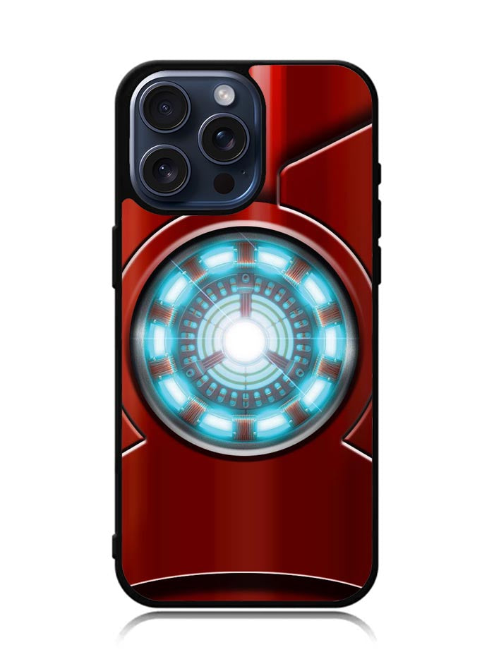 Ironman Armor Arc Reactor iPhone 15 Pro Max Case