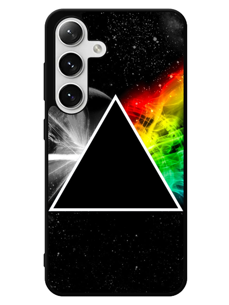Pink Floyd Prism Rainbows Dark Side Samsung Galaxy S25 5G Case