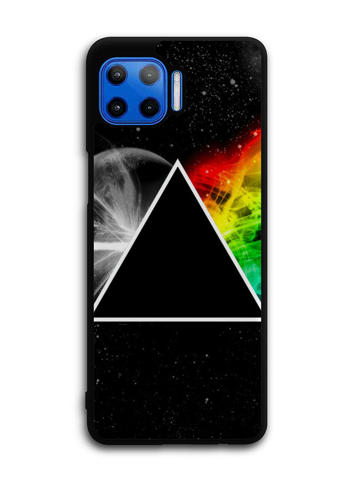 Pink Floyd Prism Rainbows Dark Side Motorola Moto One 5G Case , Moto One 5G UW Case , Moto G 5G Plus Case