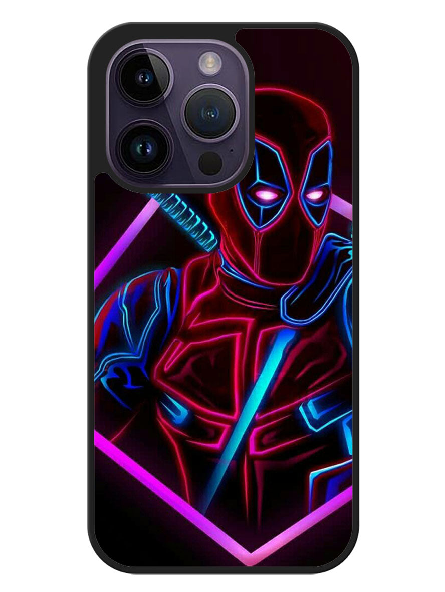 Deadpool Neon iPhone 14 Pro Case