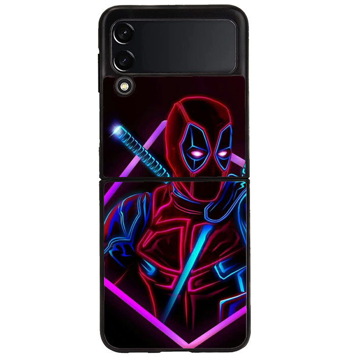 Deadpool Neon Samsung Galaxy Z Flip 4 5G 2022 Case
