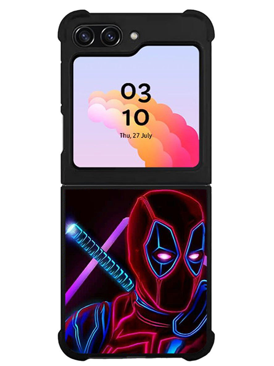 Deadpool Neon Samsung Galaxy Z Flip 5 5G 2023 Case