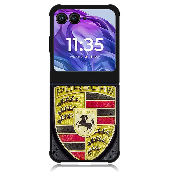 Porsche Logo Motorola Moto Razr Plus 2024 , Moto Razr+ 2024 Case OV0478