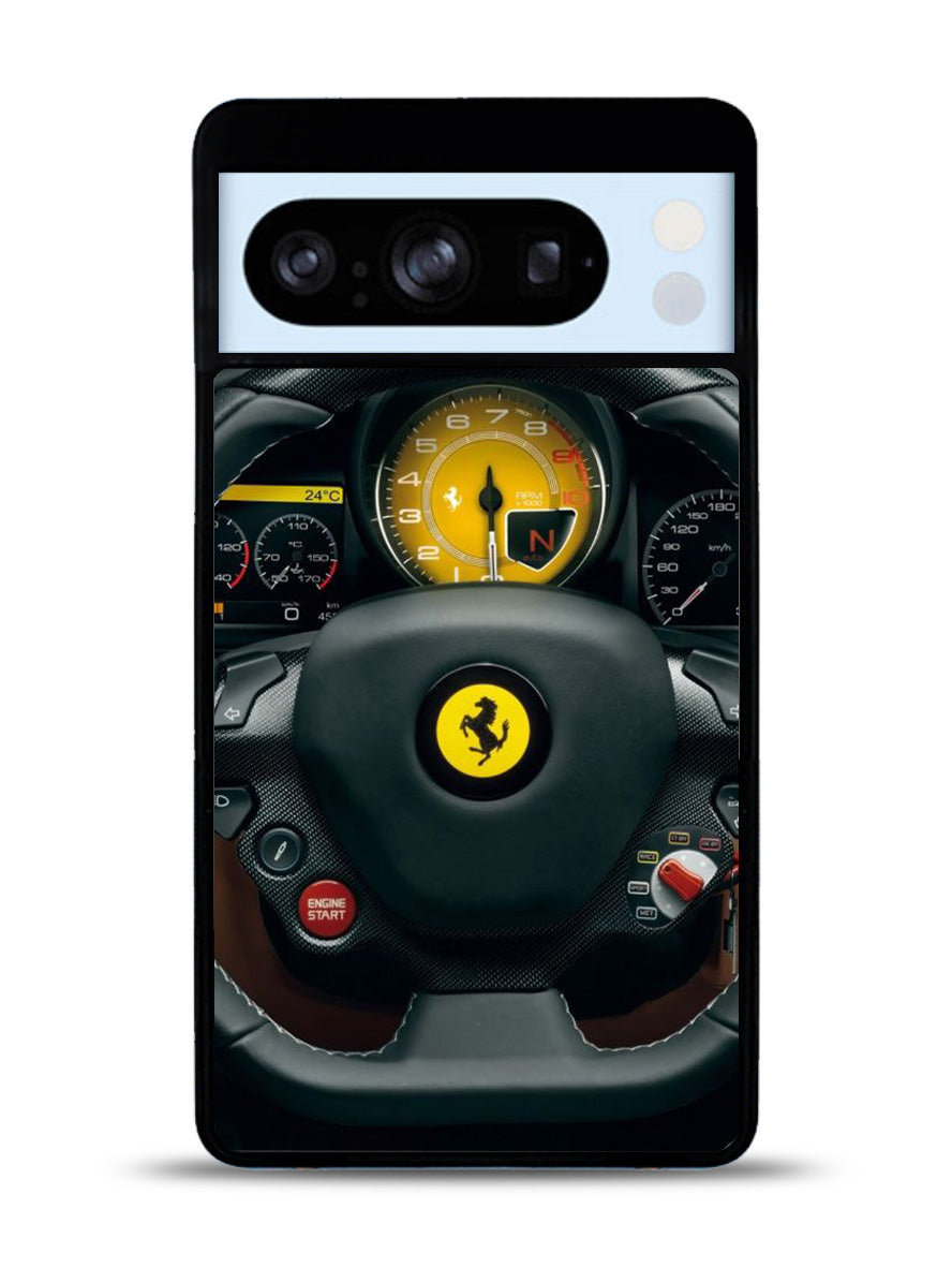 Red Ferrari Logo Google Pixel 8 Pro Case QC0479