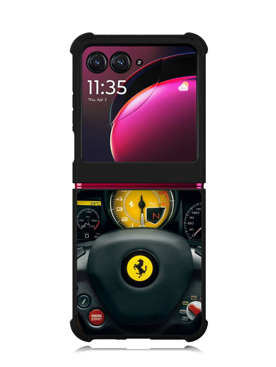 Red Ferrari Logo Motorola Moto Razr Plus 2023 , Moto Razr+ 2023 Case OV0479