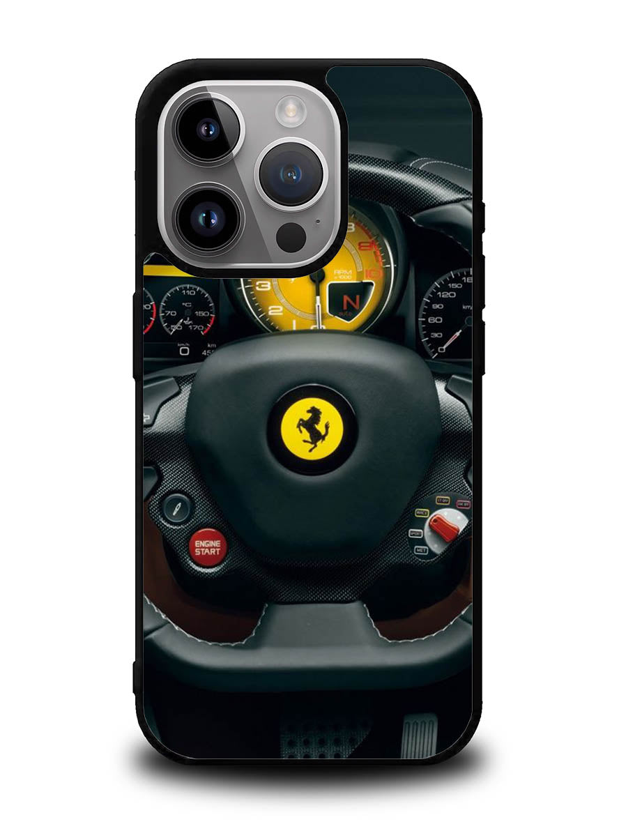 Red Ferrari Logo iPhone 15 Pro Case OV0479