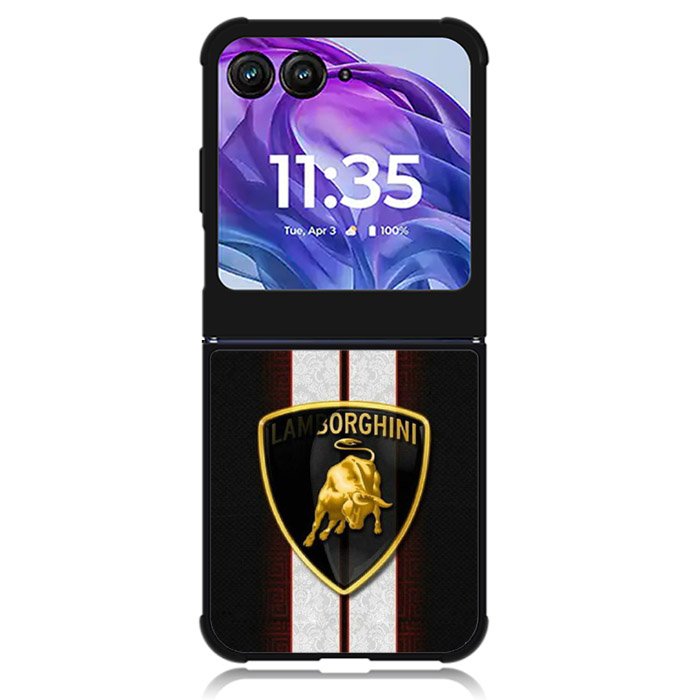 Lamborghini Logo Motorola Moto Razr Plus 2024 , Moto Razr+ 2024 Case OV0480