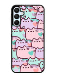 pusheen pattern Samsung Galaxy A35 5G Case OV0482