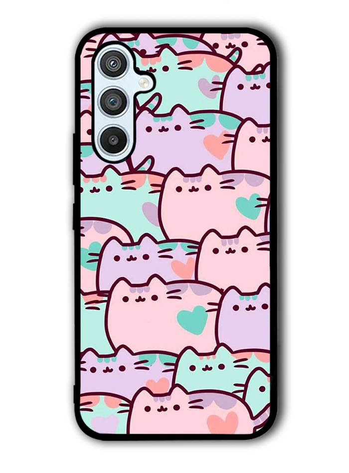 pusheen pattern Samsung Galaxy A14 5G Case QC0482