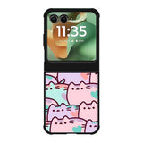 pusheen pattern Motorola Moto RAZR 2025 Case OV0482