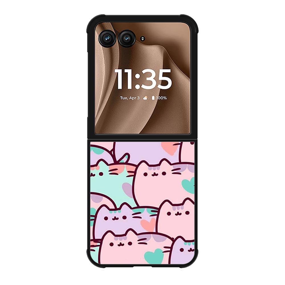 pusheen pattern Motorola Moto RAZR Plus 2025 Case OV0482
