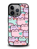 pusheen pattern iPhone 16 Pro Max Case QC0482