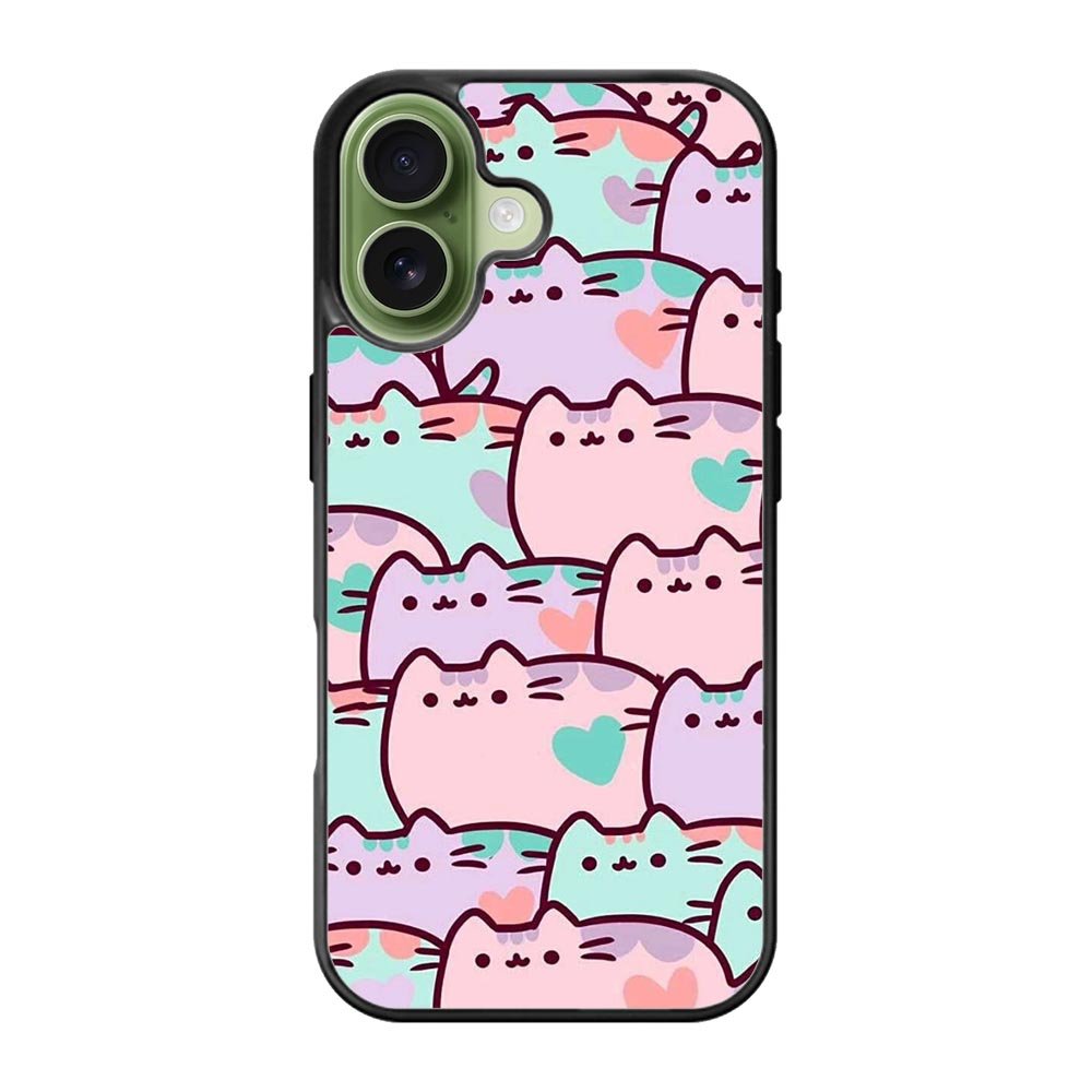 pusheen pattern iPhone 17 Case QC0482