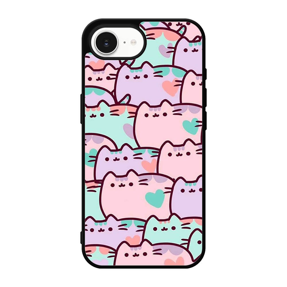 pusheen pattern iPhone 17e Case QC0482